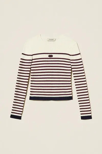 Dětský svetr Twinset béžová barva, 252GJ3035