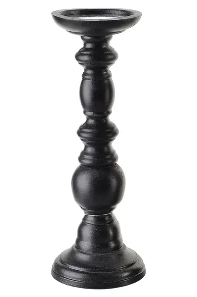 Dekorativní svícen Affek Design Daz 10 x 10 x 29,5 cm černá barva