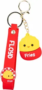 Squishmallows FIZZ Přívěsek na klíče - Hranolky Floyd