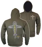 Vass mikina carp rising hoodie khaki - xxl