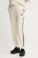 Tepláky Puma dámské, béžová barva, 688086