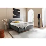 MID.YOU ČALOUNĚNÁ POSTEL, 180/200 cm, šedá