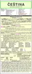 ČEŠTINA souhrn gramatiky