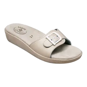 SANTÉ Dámské pantofle SI/03D Béžová v.42