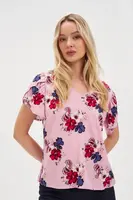 Marisse Women's Shirt L-Ko-4622 Pink