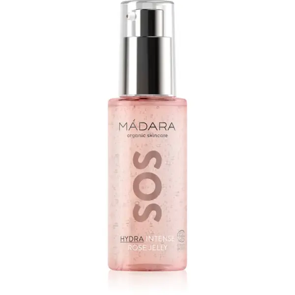MÁDARA SOS Hydra Intense hydratační gel s růžovou vodou 75 ml