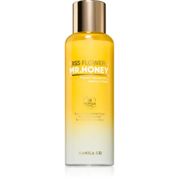 Banila Co. Miss Flower & Mr. Honey Propolis Rejuvenating zjemňující a hydratační tonikum pro suchou a citlivou pokožku 190 ml