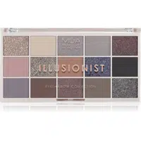 MUA Makeup Academy Professional 15 Shade Palette paletka očních stínů odstín Illusionist 12 g