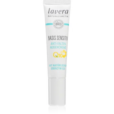 Lavera Basis Sensitiv Q10 oční krém proti otokům a vráskám s koenzymem Q10 15 ml