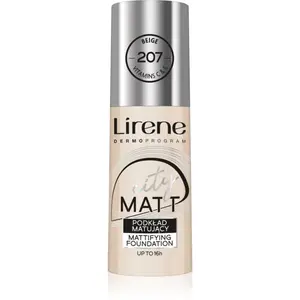 Lirene City Matt matující fluidní make-up s vyhlazujícím efektem odstín 207 Beige 30 ml