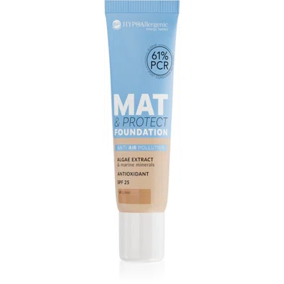 Bell Hypoallergenic Mat & Protect dlouhotrvající matující make-up SPF 25 odstín 07 Sunny 30 g