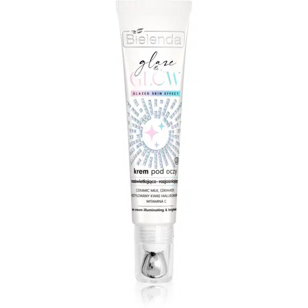 Bielenda GLAZE & GLOW rozjasňující oční krém s hydratačním účinkem 15 ml