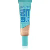 Rimmel Kind & Free Glow It Up lehký hydratační make-up odstín 001 Fair Porcelain 30 ml