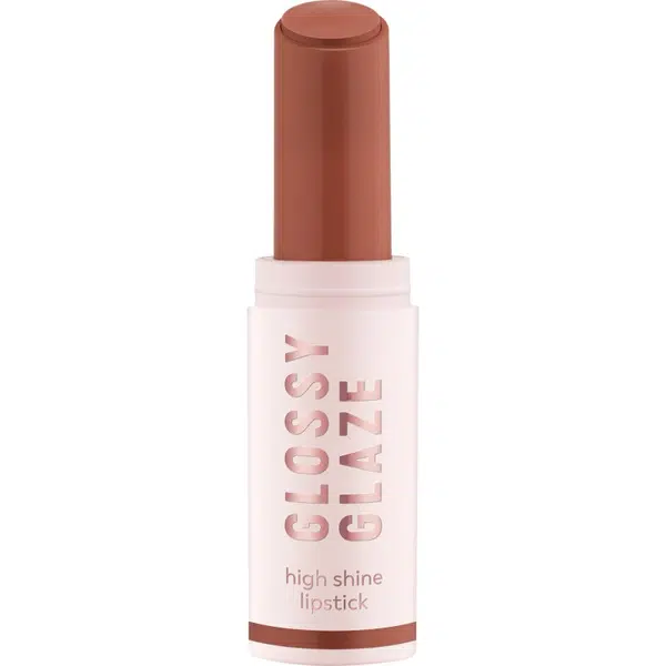 essence Glossy Glaze rtěnka s vysokým leskem odstín 01 Livin La Vida Mocha 1.9 g