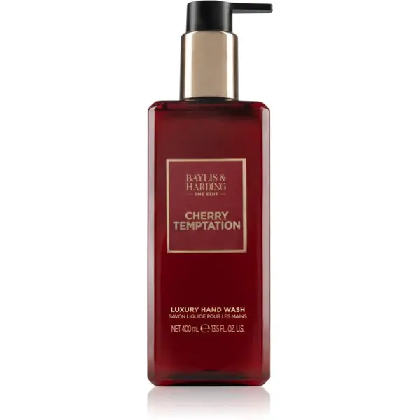 Baylis & Harding The Edit Cherry Temptation luxusní tekuté mýdlo Cherry, Jasmine & Sandalwood 400 ml
