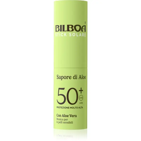 Bilboa Sapore di Aloe Stick opalovací krém v tyčince s aloe vera SPF 50+ 10 ml