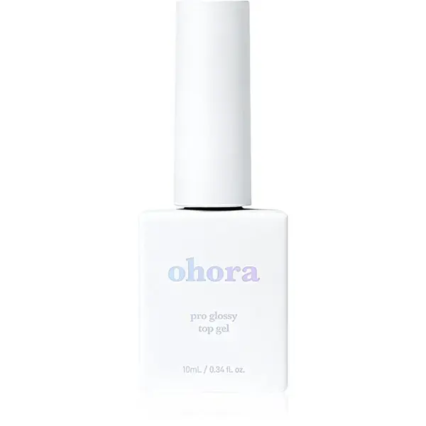 ohora Pro Glossy Top Gel krycí lak na nehty pro zářivý lesk 10 ml