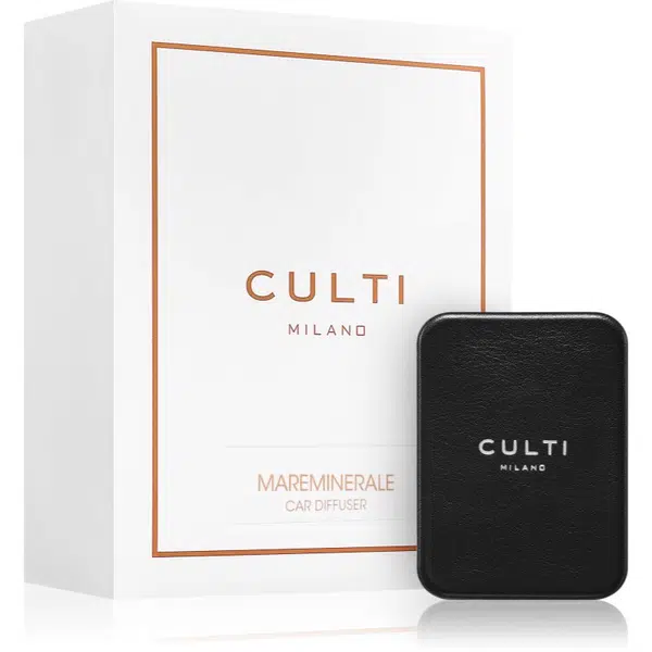 Culti Car Diffuser Black Mareminerale vůně do auta + náhradní náplň 73x53 cm