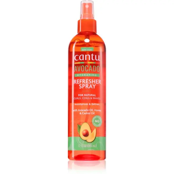 CANTU Avocado Refresher Spray hydratační sprej na vlasy pro vlnité a kudrnaté vlasy 355 ml