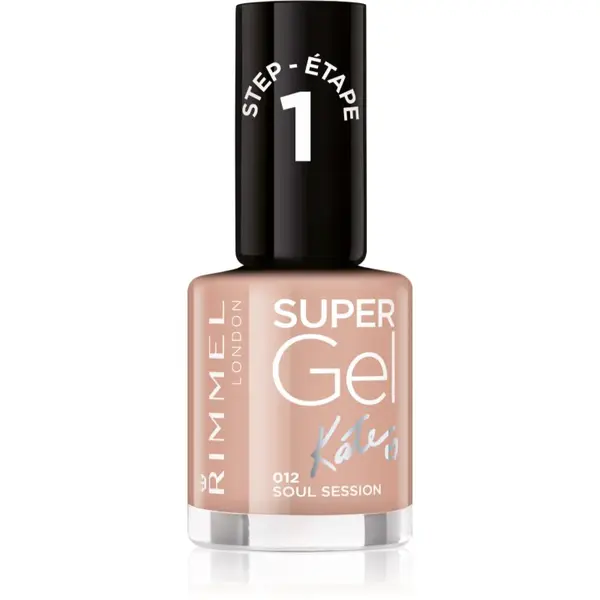 Rimmel Super Gel By Kate gelový lak na nehty bez užití UV/LED lampy odstín 012 Soul Session 12 ml