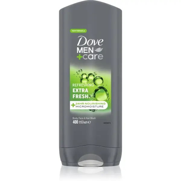 Dove Men+Care Extra Fresh sprchový gel na tělo a obličej 400 ml