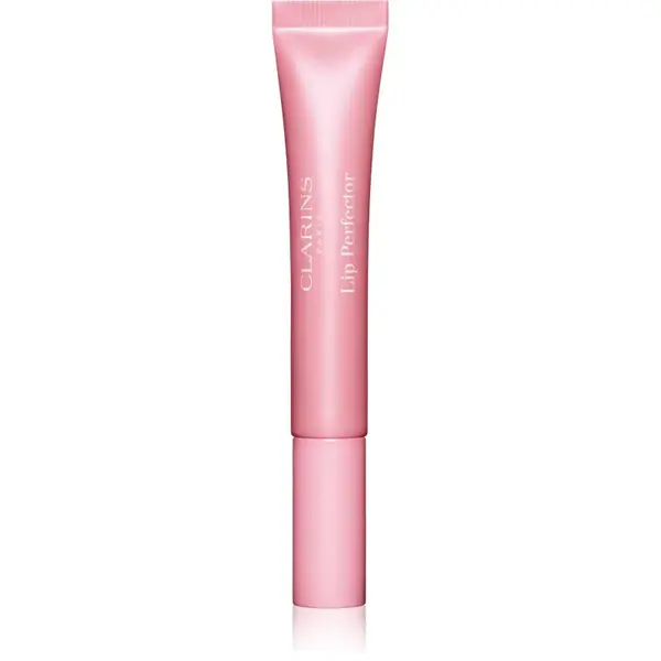 Clarins Lip Perfector Glow třpytivý lesk na rty a tváře odstín 21 soft pink glow 12 ml