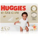 Huggies Extra Care Size 4 jednorázové pleny 8-16 kg 33 ks