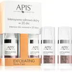 Apis Natural Cosmetics Exfoliation Home Care sada pro intenzivní obnovení a vypnutí pleti 2x15 ml