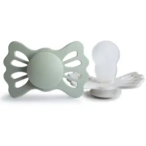 FRIGG Lucky Size 2:6-18 months dudlík Sage/Silver Gray 2 ks