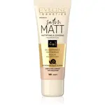 Eveline Cosmetics Satin Matt matující make-up se šnečím extraktem odstín 101 Ivory 30 ml