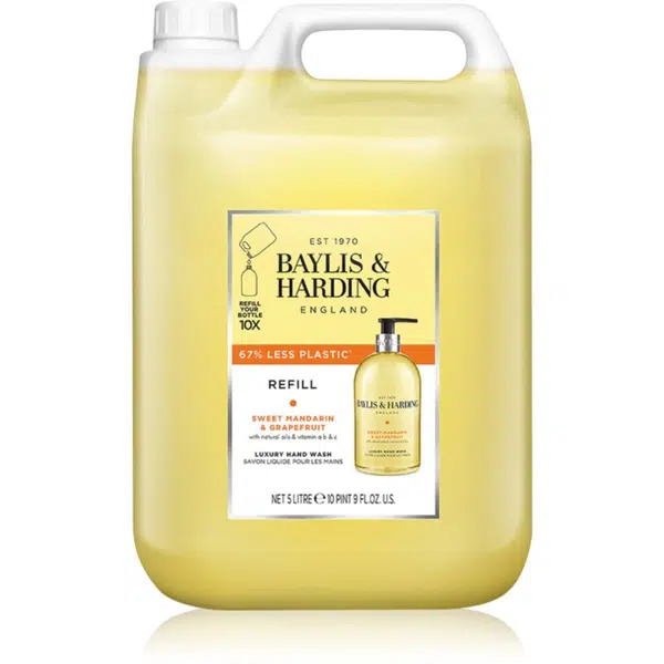 Baylis & Harding Sweet Mandarin & Grapefruit tekuté mýdlo na ruce náhradní náplň 5000 ml