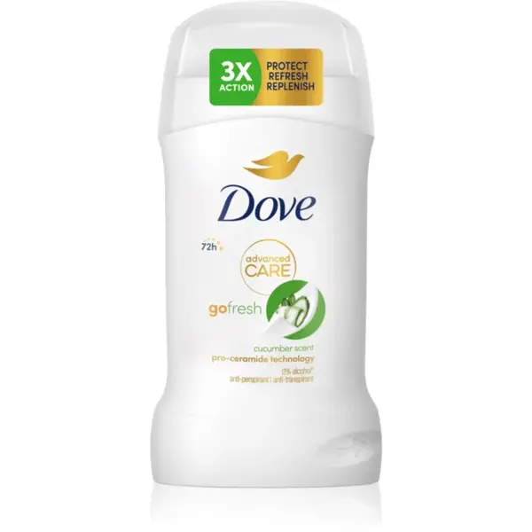 Dove Advanced Care Cucumber & Green Tea tuhý deodorant 50 ml