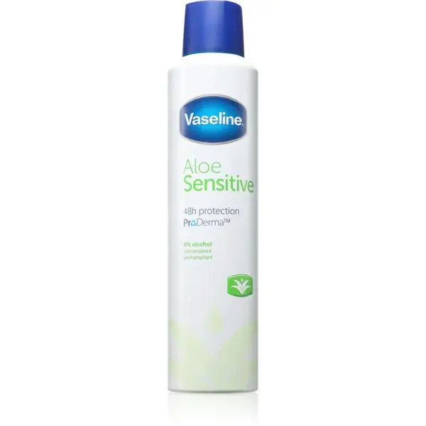 Vaseline Aloe Sensitive Antiperspirant antiperspirant ve spreji 250 ml