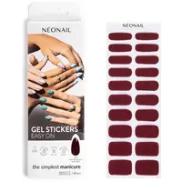 NEONAIL Easy On Gel Stickers nálepky na nehty s použitím UV/LED lampy odstín M05 20 ks