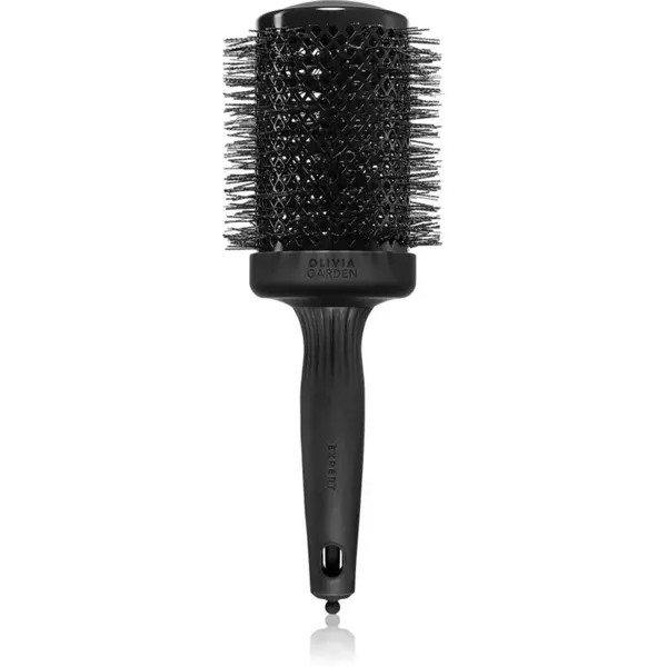Olivia Garden Black Label SHINE Wavy Bristles kulatý kartáč na vlasy průměr 65 mm 1 ks