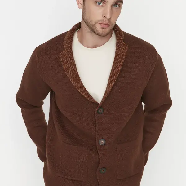 Pánský svetr Trendyol Indigo