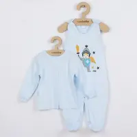 2-dílná kojenecká bavlněná soupravička New Baby Malý rytíř 80 (9-12m)