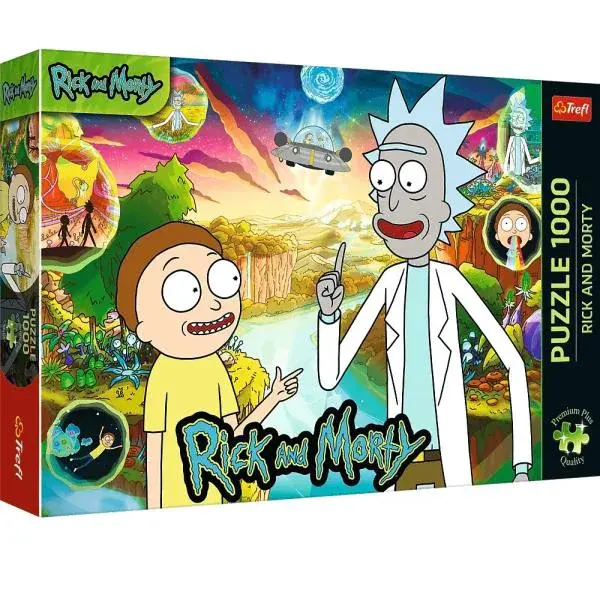 Trefl Puzzle 1000 Premium Plus Quality Rick a Morty