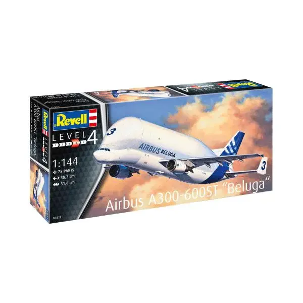 Plastic ModelKit letadlo 03817 - Airbus A300-600ST "Beluga" (1:144)