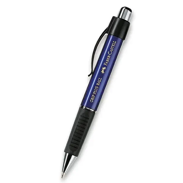 Faber-Castell Grip Plus Ball 1407 Modrá kuličkové pero