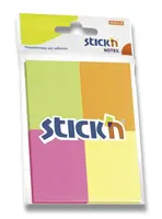Samolepicí bloček Neon Stick´n Notes - 38 × 51 mm, 4 x 50 listů