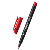 Permanentní popisovač STABILO OHPen 842 F - červený