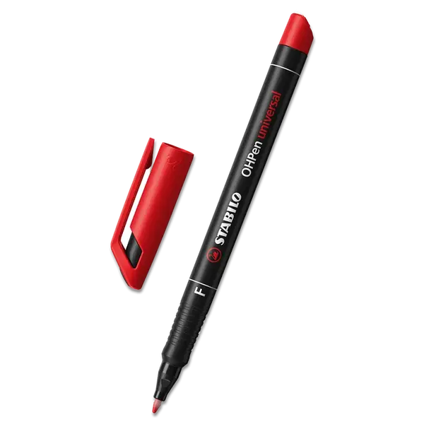 Permanentní popisovač STABILO OHPen 842 F - červený