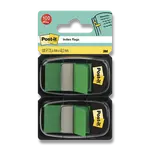 Samolepicí popisovatelné záložky 3M Post-it, 2 x 50 záložek - zelené
