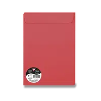 Barevná obálka Clairefontaine, C4, samolepicí - červená