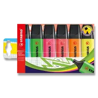 Zvýrazňovač STABILO BOSS ORIGINAL - sada 6 barev