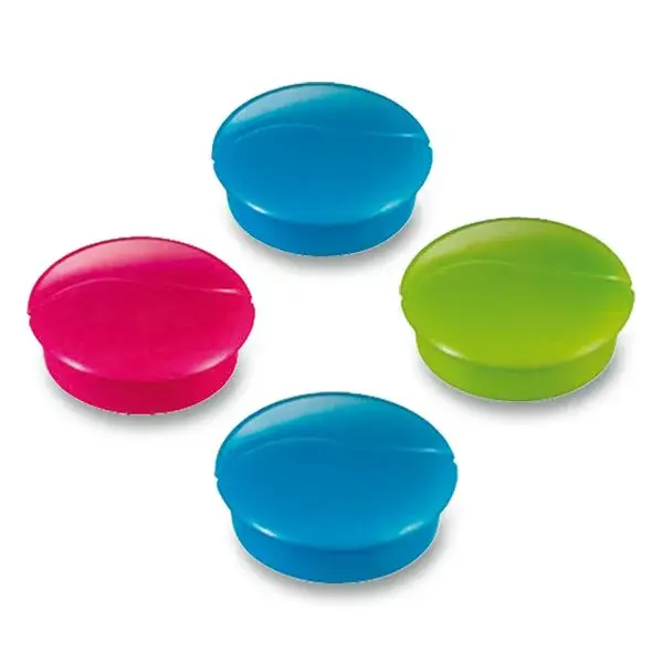 Kulaté magnety Maped - průměr 27 mm - mix barev, 4 ks
