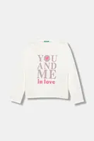 Detská bavlnená košeľa s dlhým rukávom United Colors of Benetton