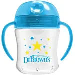 Dr.Browns Hrnek s měkkým náustkem 180ml modrý 6m+