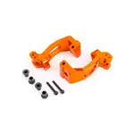 Traxxas závěs těhlice hliníkový oranžově eloxovaný (levý a pravý)